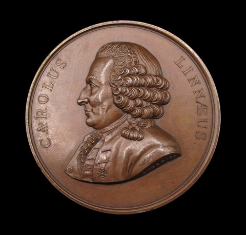 c.1830 Liverpool Botanic Garden Charles Linnaeus 51mm Medal