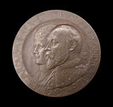1902 Edward VII Coronation 35mm Uniface Bronze Medal - By Frampton