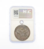 China 1893 Shanghai Jubilee 37mm Silver Medal - NGC MS62