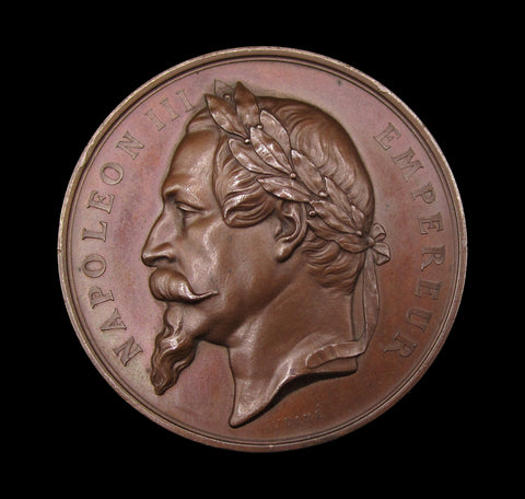 France 1850 Commission on Unsanitary Housing 51mm Medal - By Oudine