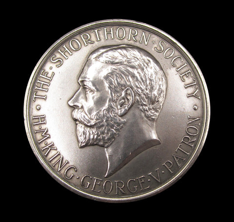 1914 The Shorthorn Society 51mm Silver Medal - By Pinches