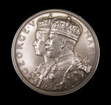 1911 Coronation Of George V 64mm Silver Medal - By Bowcher