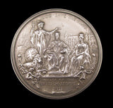1911 Coronation Of George V 64mm Silver Medal - By Bowcher