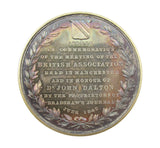 1842 Dr John Dalton 45mm Silver Medal - By Carter