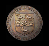 1941-1942 Thetford Grammar School 35mm Silver Award Medal Pair