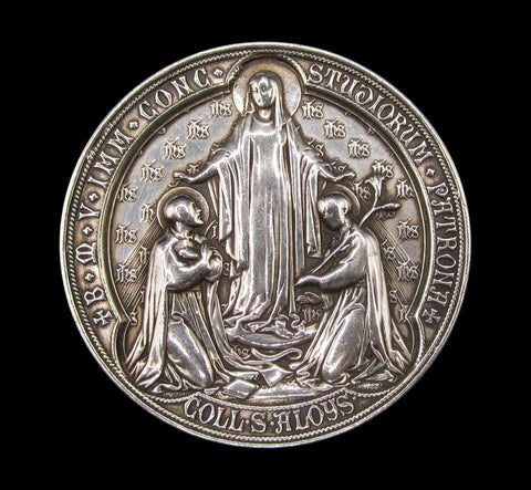 c.1920 Stonyhurst College 55mm Silver Award Medal