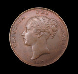 Victoria 1847 Penny - EF