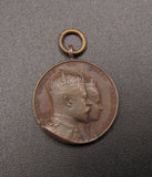 1902 Coronation Of Edward VII 20mm Bronze Medal - By Fuchs