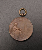 1902 Coronation Of Edward VII 20mm Bronze Medal - By Fuchs
