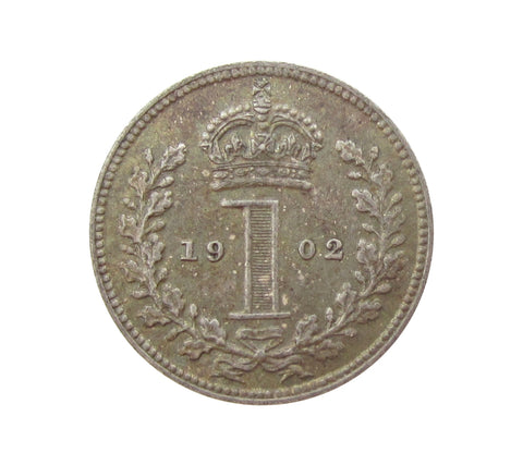 Edward VII 1902 Maundy Penny - UNC