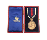 1902 Edward VII Coronation Medal On Ribbon - Awarded By The King