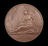India 1855 Madras Exhibition 63mm Medal - By Wyon