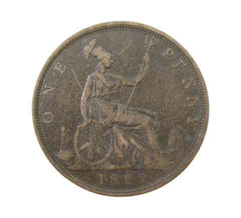 Victoria 1882 Penny - No H - Fine