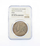 New Zealand 1935 Waitangi Proof Crown - NGC PF64