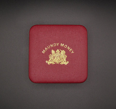 Royal Mint Maundy Money Red Hard Case For Plastic Holder