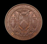 1869 Wolverhampton Industrial & Fine Art Exhibition 51mm Medal - By Moore