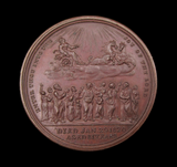 1820 Death Of George III 41mm Bronze Medal - By Wyon