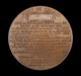 France 1889 Port Of Calais 72mm Medal - By Bottee