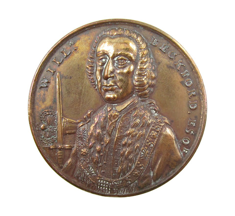 1770 Death Of William Beckford 43mm Medal