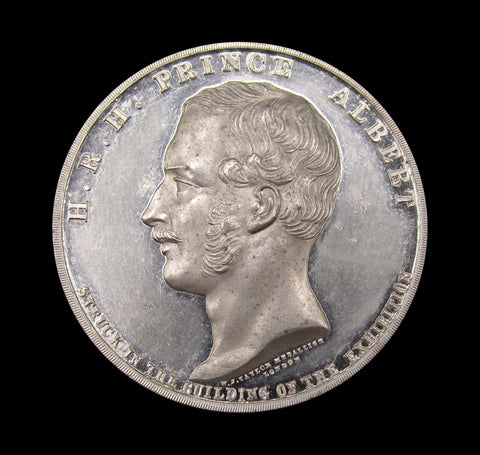 1851 Great Exhibition 38mm Medal By Taylor - With Original Sheet