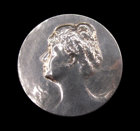 c.1900 Princess Beatrice 45mm Silver Portrait Medal - By Fuchs