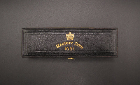 1891 Hard Case For 4 Coin Maundy Set