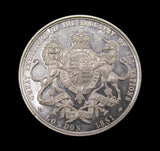 1851 Great Exhibition 38mm Medal By Taylor - With Original Sheet