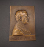 France 1905 Albert Robin Plaque Medal - By Vernon