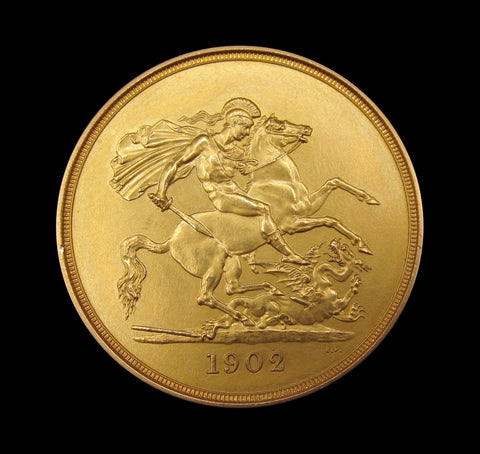 Edward VII 1902 Matt Proof Five Pound - nFDC