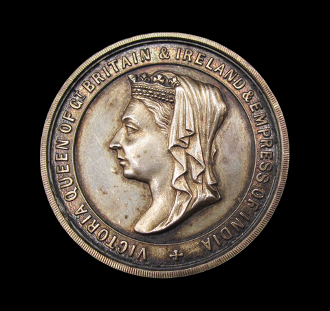 1887 Victoria Golden Jubilee Borough of Brighton 39mm Silver Medal