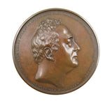 1827 Duke Of Clarence Lord High Admiral 65mm Bronze Medal