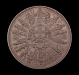1866 Yorkshire Fine Art & Industrial Exhibition 89mm Medal - By Ottley