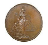 1827 Duke Of Clarence Lord High Admiral 65mm Bronze Medal