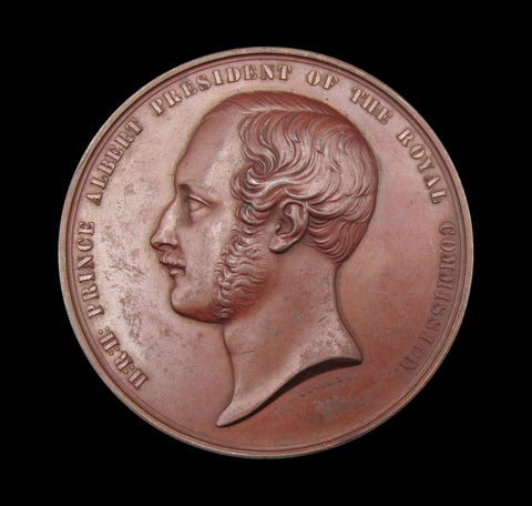 1851 Great Exhibition 44mm 'Exhibitor' Medal - By Wyon