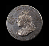 1896 Victoria Union Fire Insurance Co 38mm Silver Medal - By Bowcher