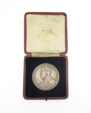 1911 George V Coronation 51mm Silver Medal - Cased