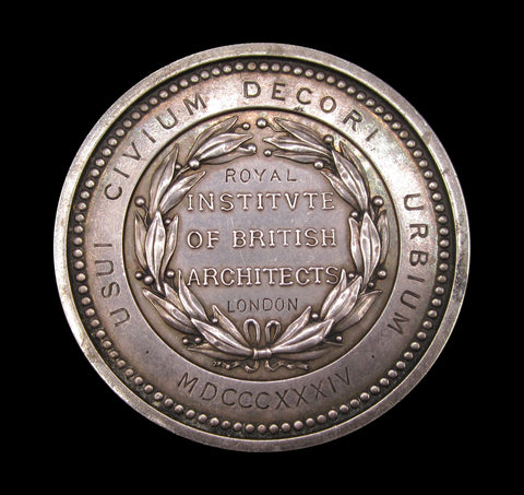 1873-74 Institute Of British Architects 57mm Silver Medal