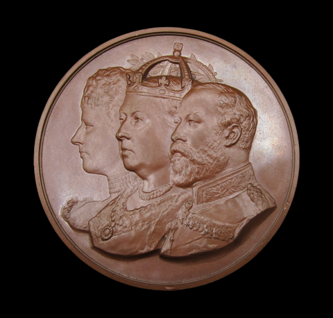 1894 Opening Of Tower Bridge 76mm Bronze Medal - By Bowcher