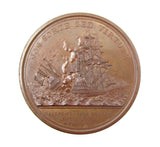 1794 Admiral Earl Howe Naval Victory 48mm Medal - By Kuchler