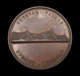 1854 Crystal Palace Exhibition 64mm Bronze Medal - By Pinches
