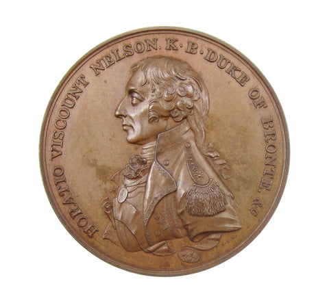 1805 Battle Of Trafalgar 48mm Boulton's Medal - Unadopted Portrait