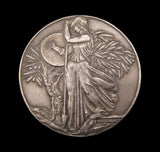France 1943 Alliance Francaise 50mm Silver Medal - By Corbin