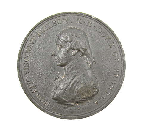 1805 Battle Of Trafalgar Boulton's Medal - White Metal