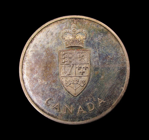 Canada 1967 Centennial of Canadian Confederation 37mm Silver Medal