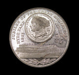 1901 Naval & Military Exhibition 38mm Medal - With Original Ticket