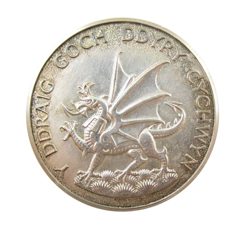 1969 Investiture Of Charles Prince Of Wales 45mm Silver Medal