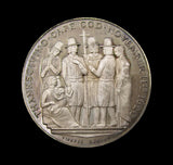 1970 Mayflower 350th Anniversary 38mm Silver Medal - By Pinches