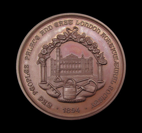 1910 East London Horticultural Society 39mm Medal - By Restall