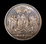 1887 Victoria Jubilee 77mm Silver Cased Medal - By Boehm