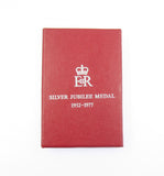 1977 Elizabeth II Official Silver Jubilee Medal On Ribbon - Cased